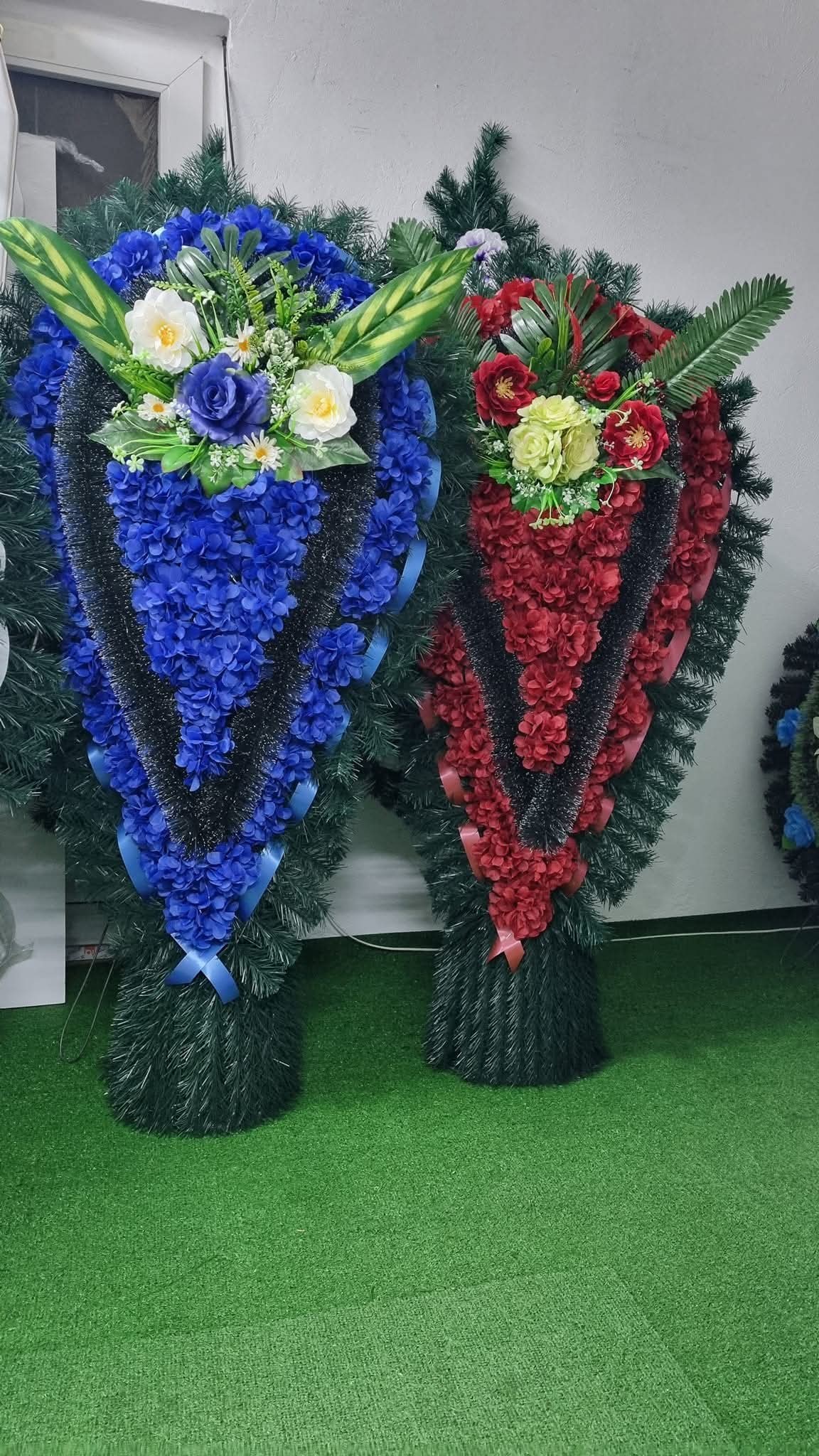 Coroană funerară — Servicii Funerare Remu — model 2