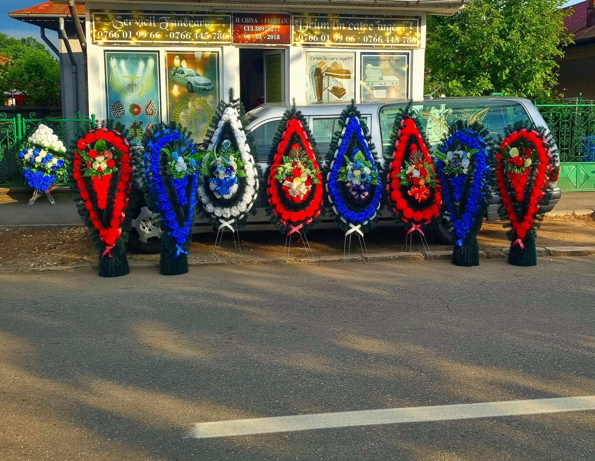 Coroană funerară — Servicii Funerare Remu — model 4